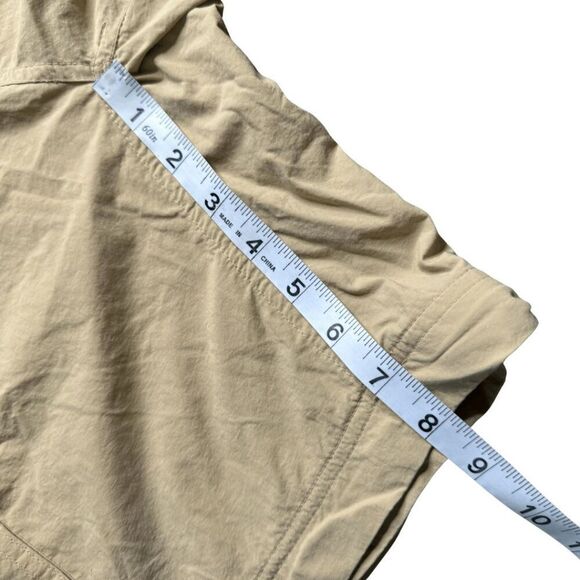 REI Co-op Mens Sahara Nylon Relaxed Outdoor Hiking Cargo Shorts Beige Sz Medium - Picture 5 of 6